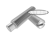開槽錐端緊定螺釘 ASME B18.6.2