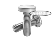 UC4型平圓頭帶環(huán)四點式下承接面焊接螺釘 IFI 148