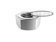 單倒角六角螺母 MS 21040C